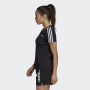 T-shirt Adidas Essentials 3 Stripes - Preto