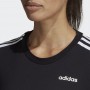 T-shirt Adidas Essentials 3 Stripes - Preto