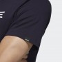 T-shirt Adidas Mens Distorted Font - Azul