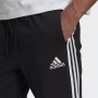 Calça Adidas Men 3 Stripes Single Jersey - Preto