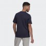 T-shirt Adidas Essentials 3 Stripes - Azul