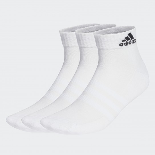 Meias Adidas Cushioned Ankle 3PP - Branco