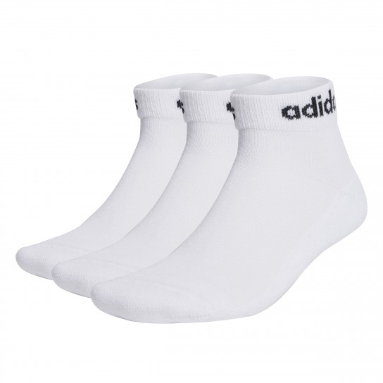 Meias Adidas Ankle 3P - Branco
