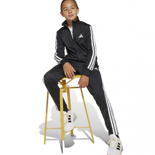 Fato de Treino Adidas 3 Stripes 205 Jr - Preto