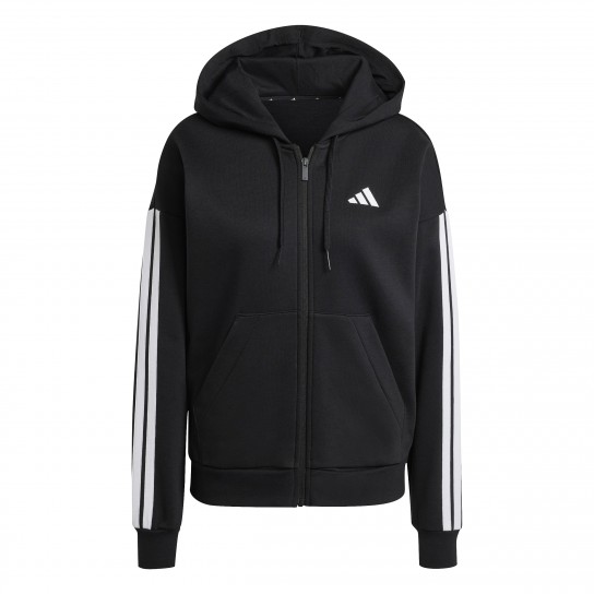 Casaco Adidas 3 Stripes FullZip w - Preto