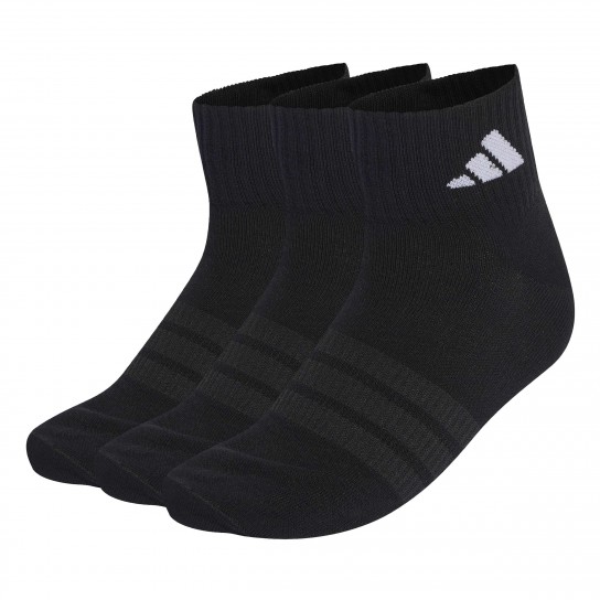 Meias Adidas Ankle 3P - Preto