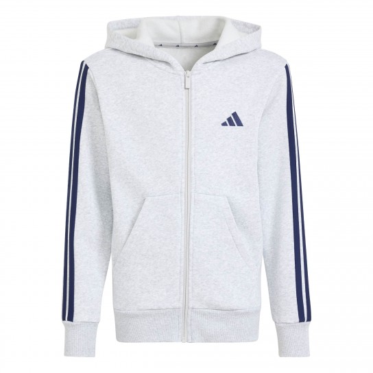 Casaco Adidas 3 Stripes FullZip J - Cinzento