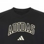 Sweat Adidas Collegiate Typography K - Preto