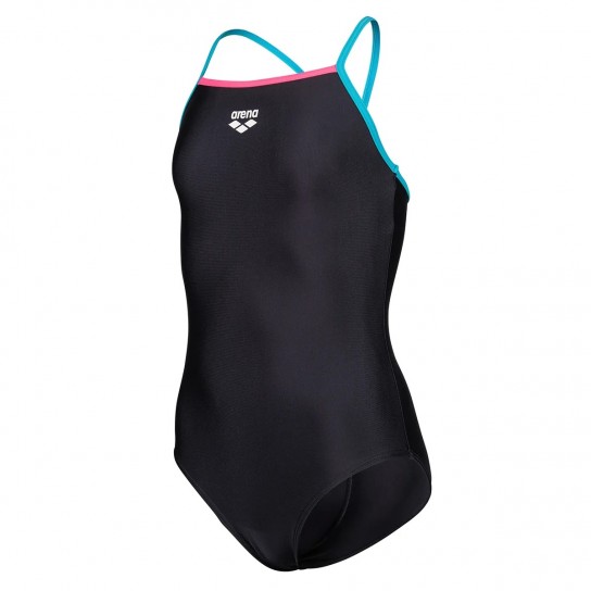 Fato Banho Arena Light Drop Solid G - Preto