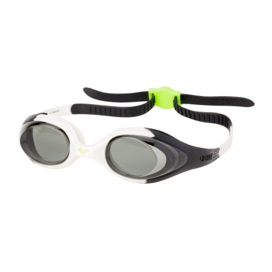Óculos natação Arena Spider Jr - Branco/Preto