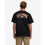 T-shirt Billabong Throwback - Preto