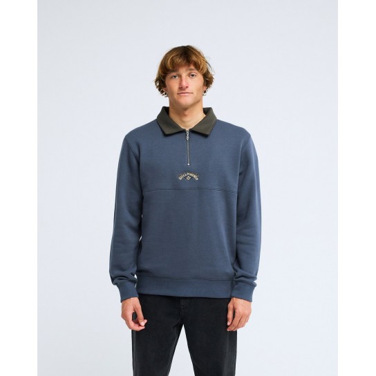 Sweat Billabong Winton Half - Azul