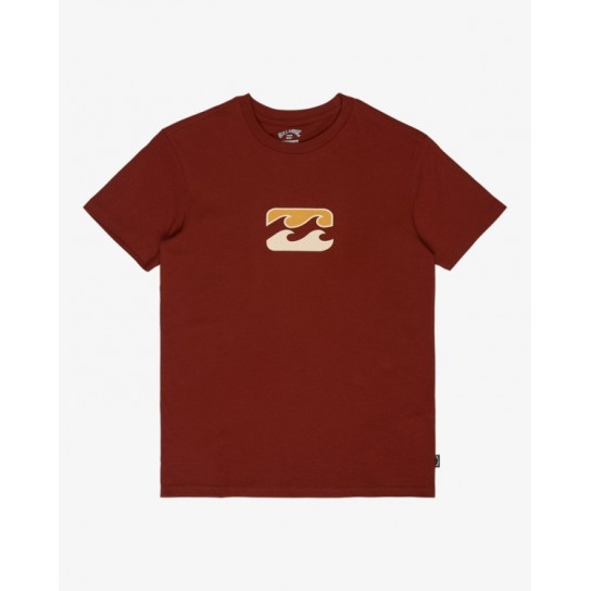 T-shirt Billabong Icon Wave - Bordeaux