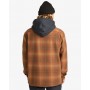 Casaco Billabong Furnace Bonded Flannel - Castanho