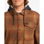 Casaco Billabong Furnace Bonded Flannel - Castanho