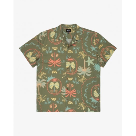 Camisa Billabong Vacay - Verde/Estampado