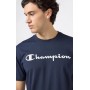 T-shirt Champion Big Logo - Azul Marinho