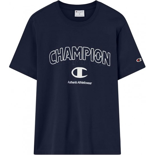 T-shirt Champion Graphic Crewneck M - Azul Marinho