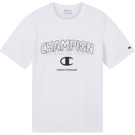 T-shirt Champion Graphic Crewneck M - Branco