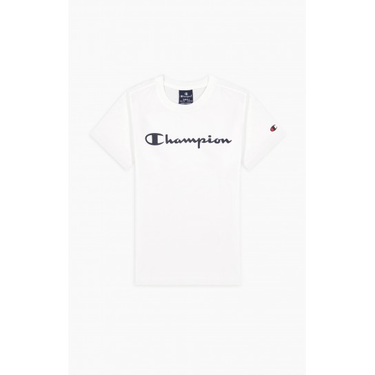T-shirt Champion Crew Jr - Branco