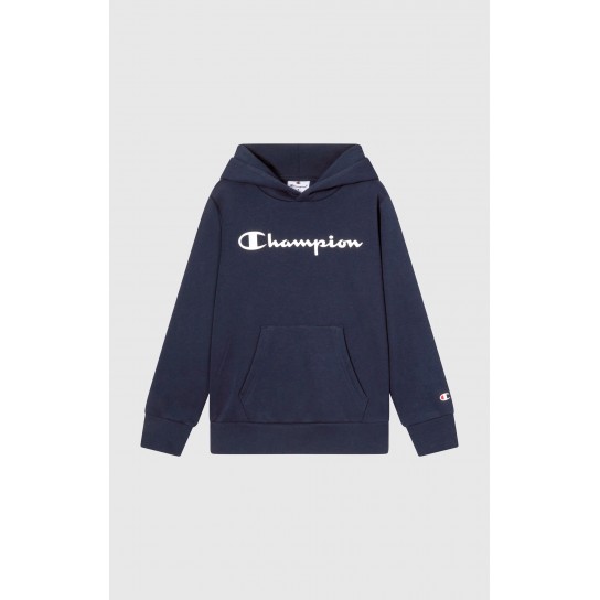 Sweat Champion Hooded JR - Azul