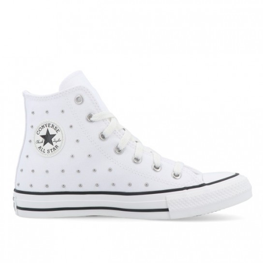 Converse All Star Hi - Branco/Tachas