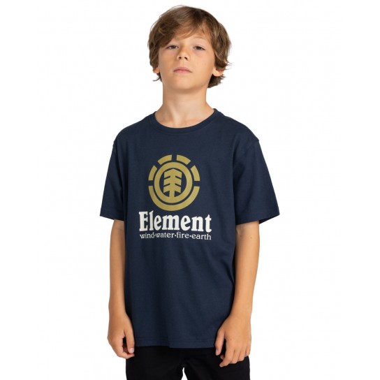 T-shirt Element Vertical Boy - Azul