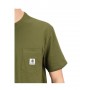 T-shirt Element Basic Pocket Label - Army