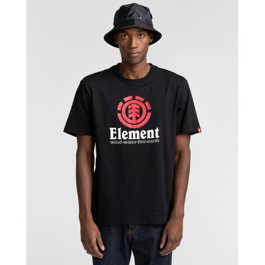 T-shirt Element Vertical - Preto