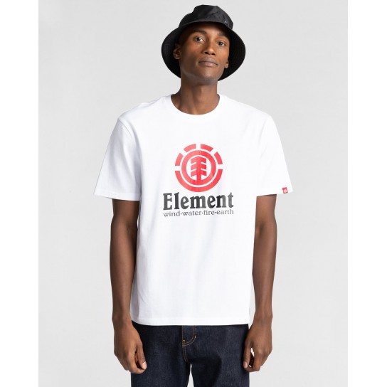 T-shirt Element Vertical - Branco