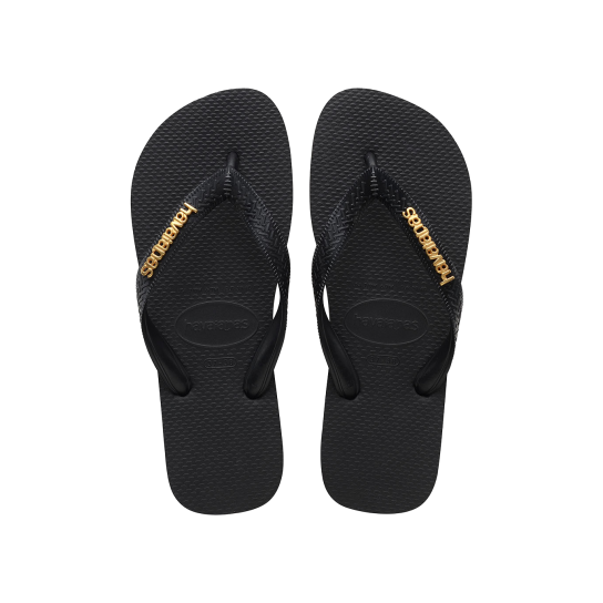 Havainas Top Logo Metallic - Castanho