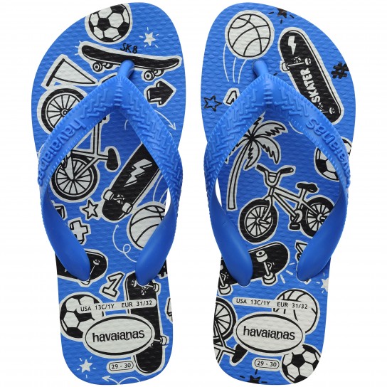 Havaianas Kids Athletic - Azul/Branco