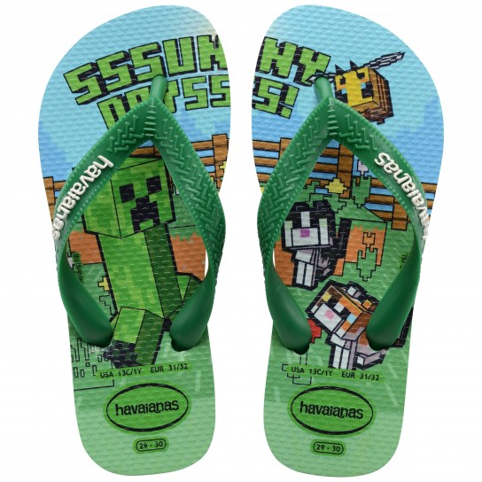 Havaianas Kids Minecraft - Verde