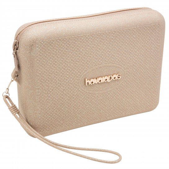 Necessaire Havaianas Glitter - Dourado