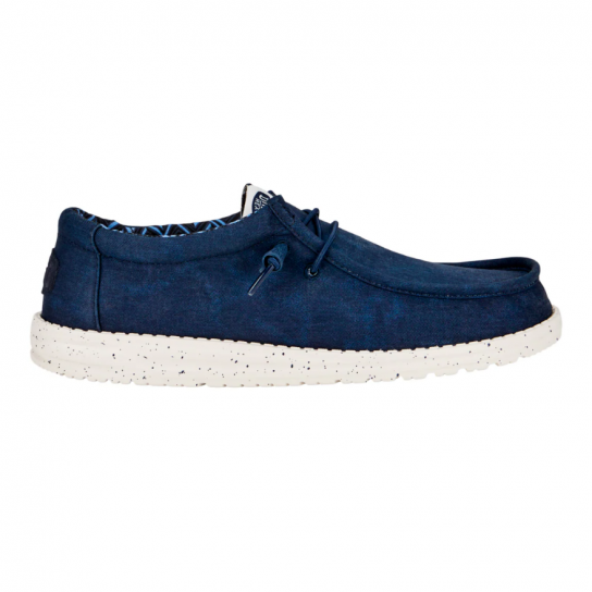 Hey Dude Wally Stretch Canvas - Azul Marinho