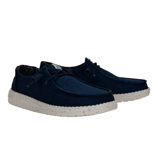 Hey Dude Wendy Stretch Canvas - Azul Marinho
