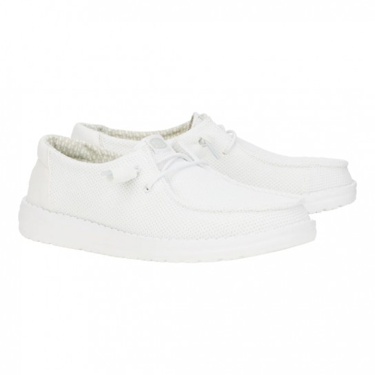 Hey Dude Wendy Stretch Canvas - Branco