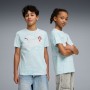 T-shirt Puma FPF FtblCulture Printed JR - Verde Lagoa