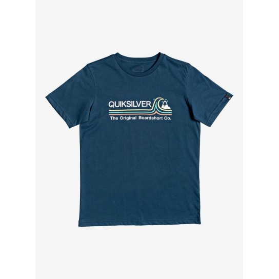 T-shirt Quiksilver Stone Cold Classic Jr - Majolica Blue