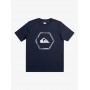 T-shirt Quiksilver In Shapes Jr - Azul