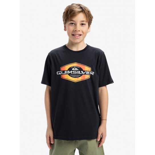 T-shirt Quiksilver Ev Locked Up J - Azul