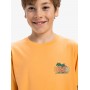 T-shirt Quiksilver Sunny Palms J - Laranja