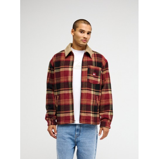 Casaco Quiksilver Dna Sherpa Harrington - Bordeaux