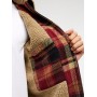 Casaco Quiksilver Dna Sherpa Harrington - Bordeaux
