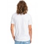 T-shirt Quiksilver Lined Up - Branco