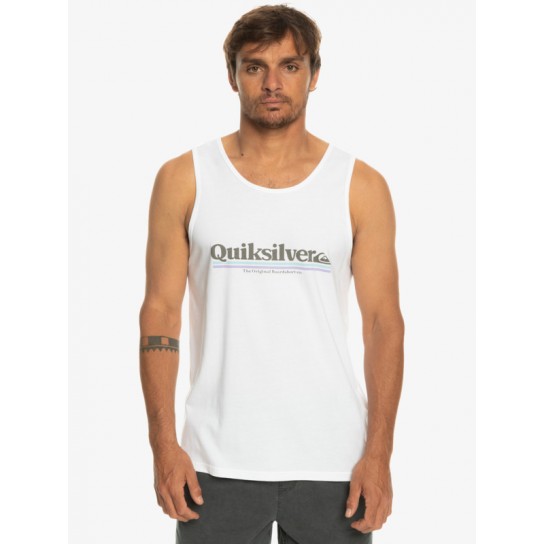 T-shirt Quiksilver Alças Between Lines - Branco