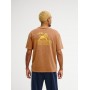 T-shirt Quiksilver Bob Marley Zion - Castanho