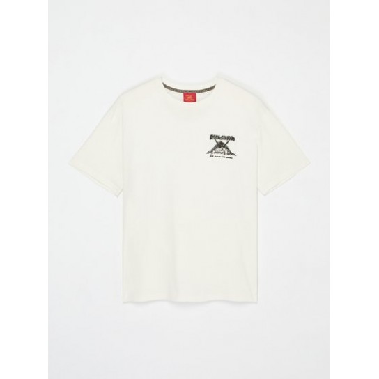 T-shirt Quiksilver Bob Marley Uprising - Branco