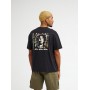 T-shirt Quiksilver Bob Marley Warhead - Preto