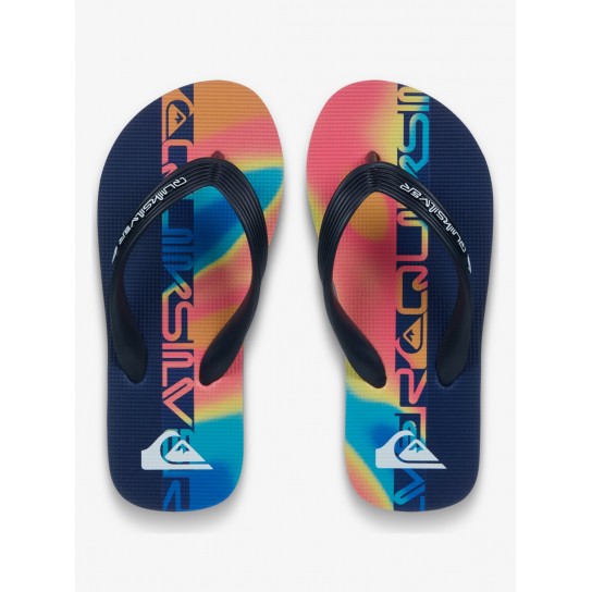Chinelo Quiksilver Molokai Art JR - Azul
